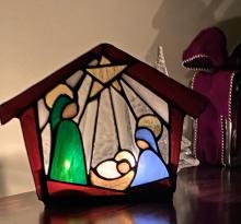 Nativity Candle Holder 1